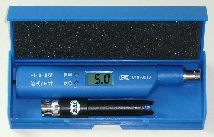 上?？祪x筆型酸度計(jì)PHB-8
