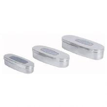 華瑞不銹鋼針管盒  A312 中號(hào) 134×50×30毫米可放10ml、5ml、2ml、1ml 針管