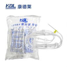 康德萊一次性使用輸血器帶針CS220  0.9*28mm 雙頭帶針10套/包，200套/箱，一箱起批