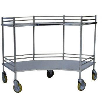 1器械車C-QX-03 不銹鋼扇形 1100×460×900mm
