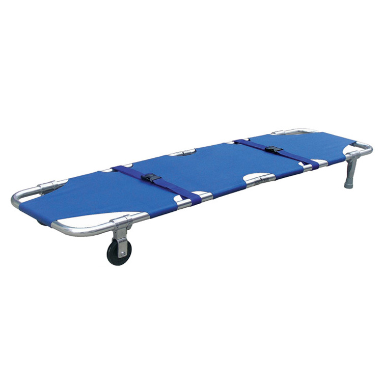  1鋁合金折疊擔(dān)架YXH-1A2 采用高強(qiáng)度鋁合金材料和牛津革面制成