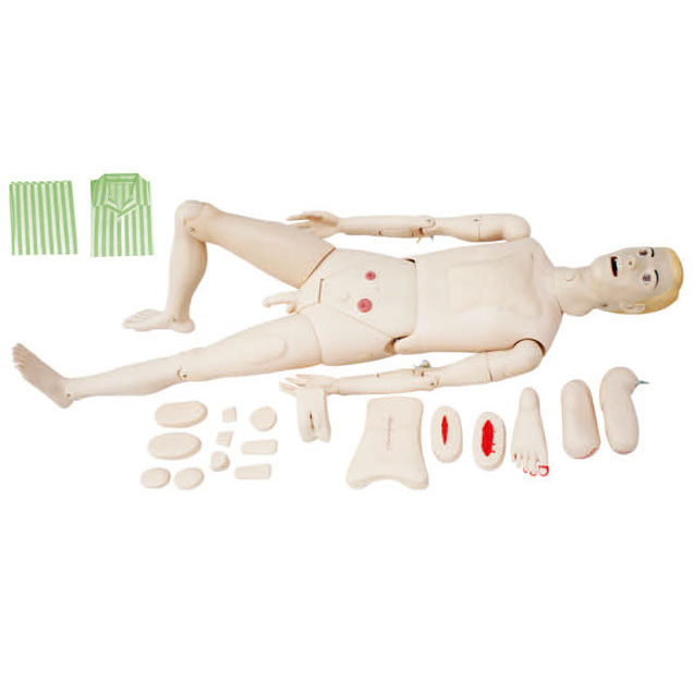  高級(jí)全功能護(hù)理訓(xùn)練模擬人（男性）KAS-122A  