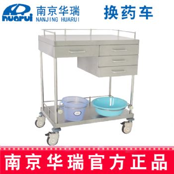 華瑞換藥車 精品不銹鋼B344 Ⅰ型 Ⅰ型，886×546×972 mm
