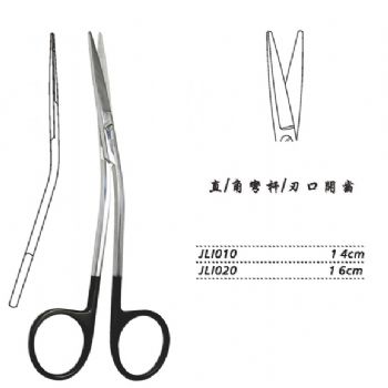 金鐘組織剪刃口開齒 JLI020 16cm 直 角彎桿 刃口開齒（綜合）