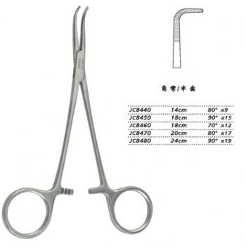 金鐘分離結(jié)扎鉗JC8460 18cm 70°×12半齒