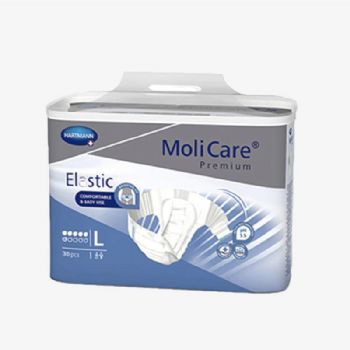 保赫曼妙力金裝彈性搭扣式尿褲（日用型）大號(hào)MoliCare Pr. Elastic 6D L P30  30片/包 3包/箱