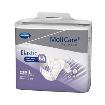 保赫曼妙力金裝彈性搭扣式尿褲（夜用型）大號(hào)MoliCare Pr. Elastic 8D L P24 30片/包 3包/箱