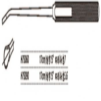 金鐘鼻刮匙角彎 H7S060 17cm 角彎15° 環(huán)形 頭寬7