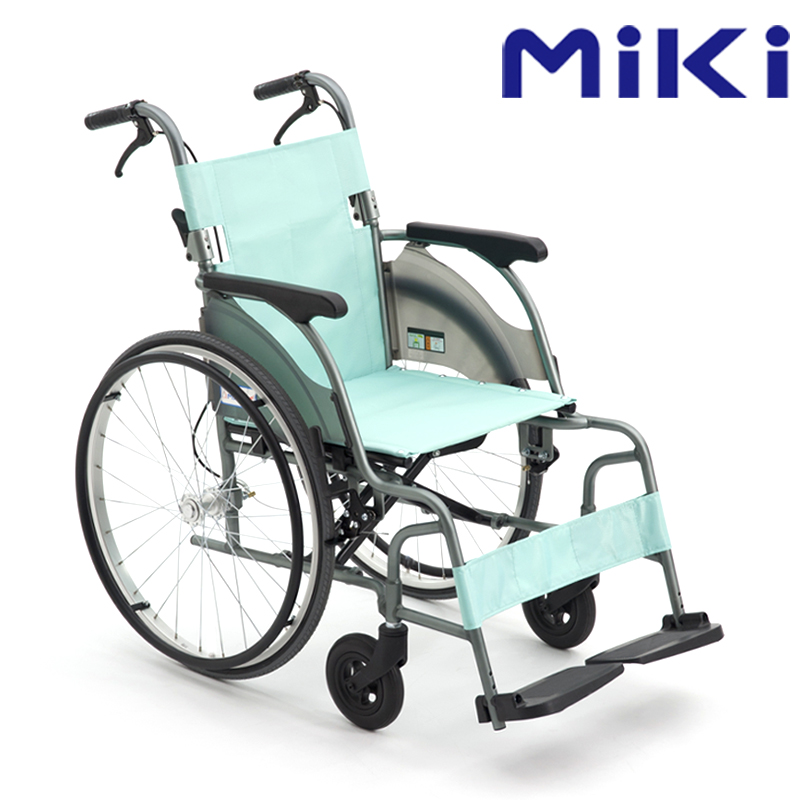 MIKI三貴手動(dòng)輪椅車CRT-1 綠色 A-14B