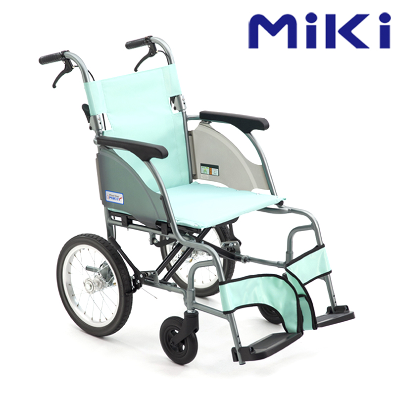 MIKI三貴手動(dòng)輪椅車CRT-2 綠色 A-14B