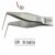 金鐘牙用鑷K21240 16cm 有定位銷(xiāo) 彎尖頭