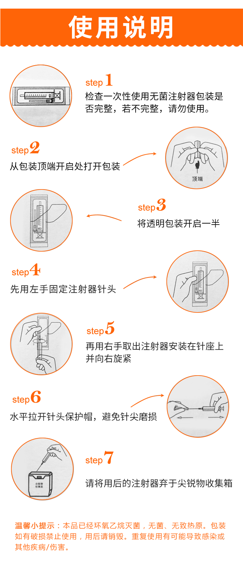 碧迪（BD）一次性使用無(wú)菌注射器20ml（帶針）
